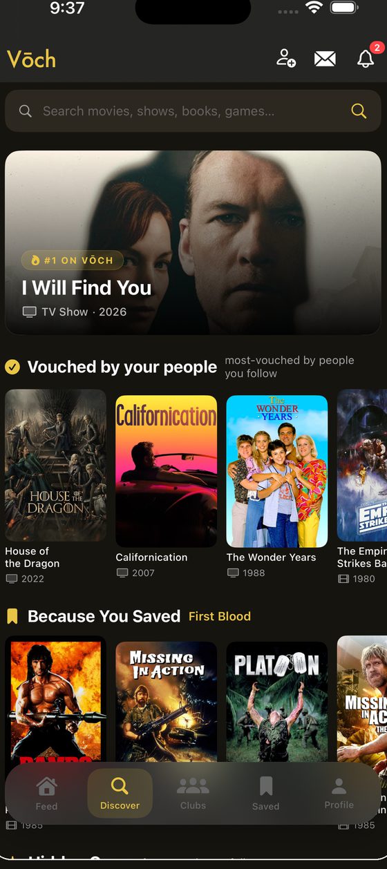 Vōch discover